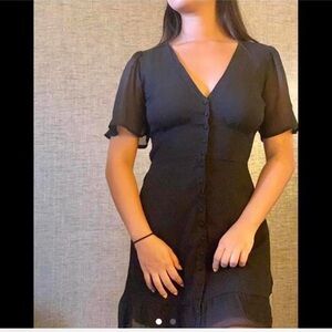 Abercrombie & Fitch Black Mini Dress